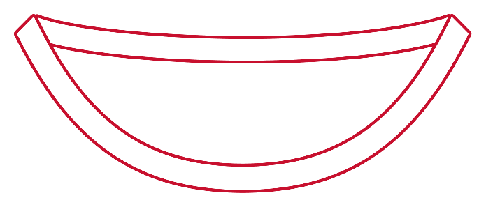 1cm Round Neck